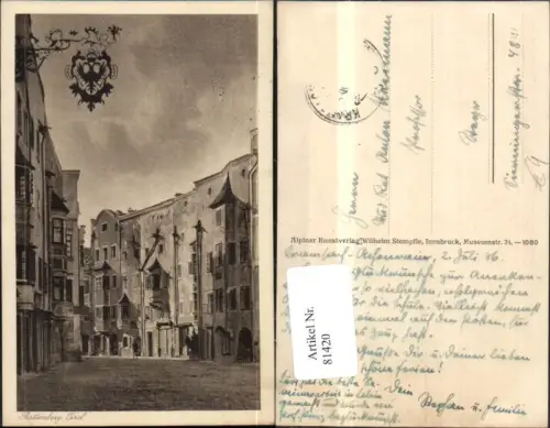 81420,Rattenberg Strassenansicht 1936