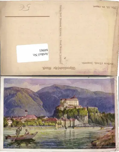 84961,Kufstein Innpartie Künstlerkarte Lippott sign