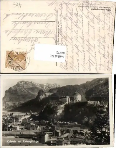 84972,Kufstein m. Kaisergebirge Bahnhof 1932