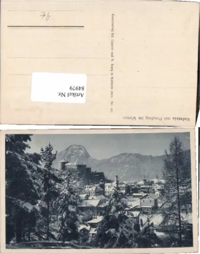 84979,Kufstein Verschneite Winteransicht 1922