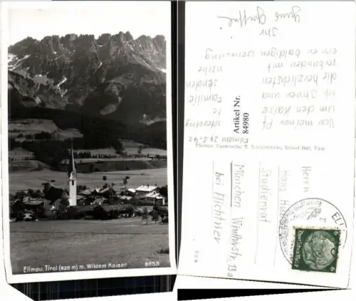 84980,Ellmau in Tirol m. Kaiser 1938