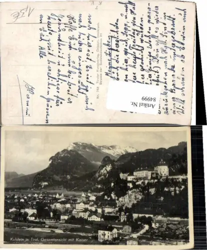 84999,Kufstein m. Kaiser 1935