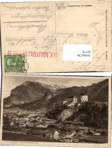 85779,Kufstein m. Kaisergebirge Bahnhof 1916