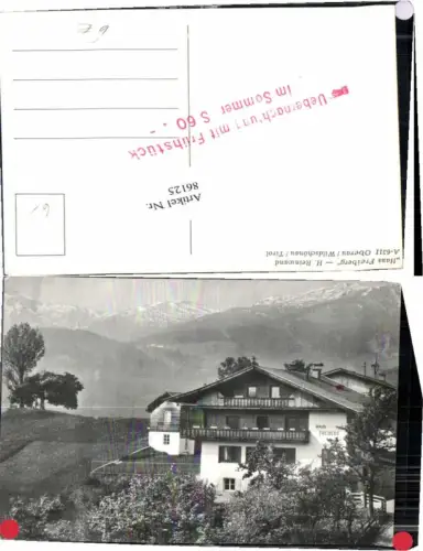 86125,Oberau Wildschönau Tirol Haus Pension Freiberg
