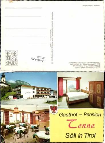 86128,Gasthaus Tenne in Söll in Tirol 1970