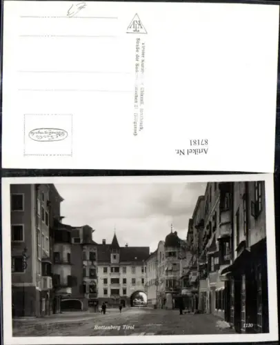 87181,Foto Ak Rattenberg Strassenansicht