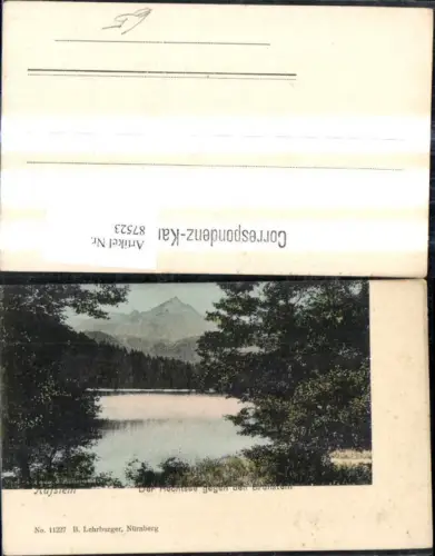 87523,Kufstein Hechtsee m. Brünstein Brünnstein