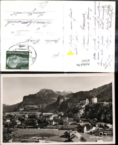 87547,Foto Ak Kufstein Ansicht m. Festung
