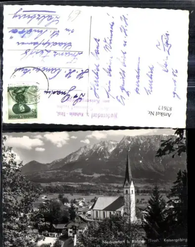 87617,Foto Ak Niederndorf b. Kufstein Kaisergebirge