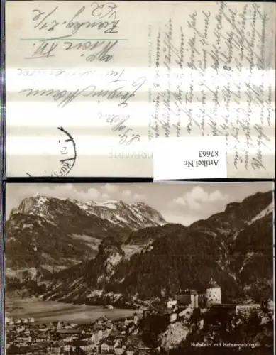 87663,Kufstein m. Kaisergebirge pub Trinks
