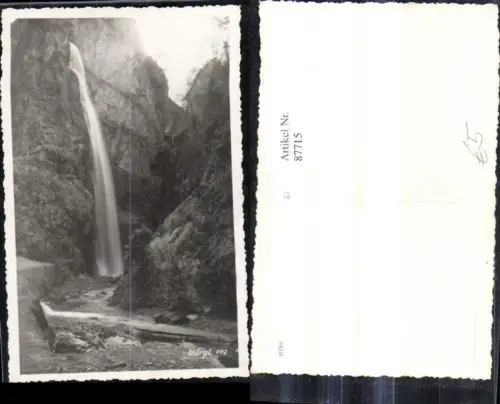 87715,Foto Ak Wörgl Wasserfall