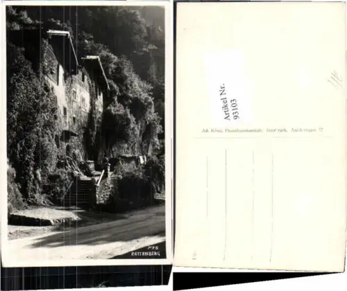 93103,Rattenberg am Inn Tirol 1925