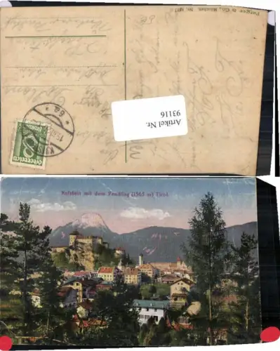 93116,Kufstein in Tirol COLOR 1915 Purger Co 8517
