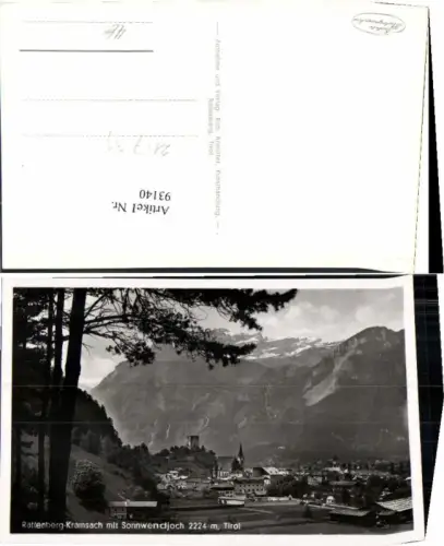 93140,Rattenberg Kramsach Tirol