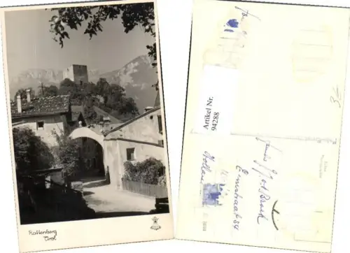 94288,Rattenberg am Inn Ruine m. Straßenansicht
