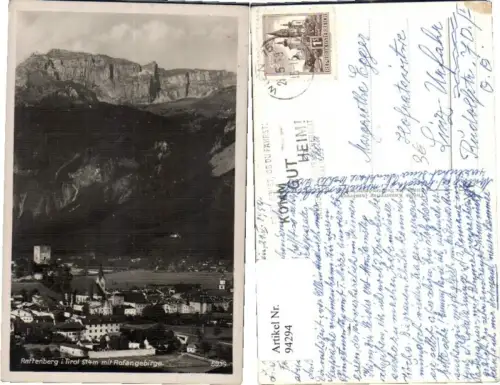 94294,Rattenberg am Inn m. Rofangebirge Ortsansicht