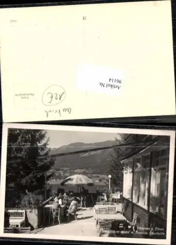 96114,Thiersee bei Kufstein Gasthaus Charlotte Terrasse
