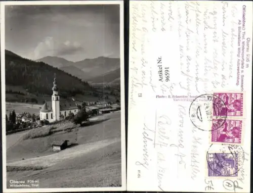 96591,Oberau Wildschönau in Tirol Kufstein