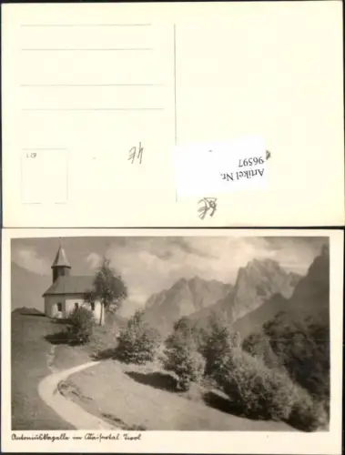 96597,Antoniuskapelle Kaisergebirge Kufstein Kaisertal