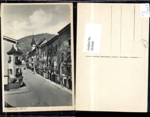 103049,Rattenberg Tirol Straßenansicht