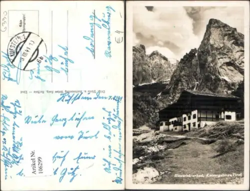 106299,Hinterbärenbad bei Kufstein Kaisergebirge