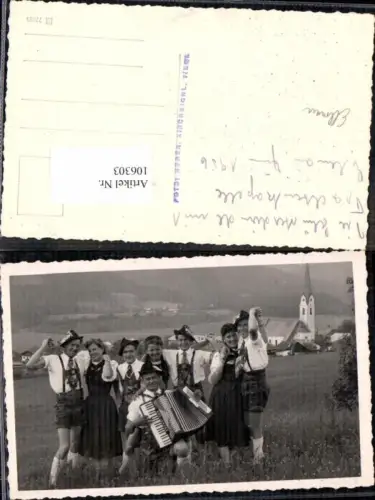 106303,Trachtenkapelle Trachten Ellmau Kufstein Ziehharmonika