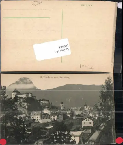 109483,Kufstein m. Pendling Häuserdetails 1910