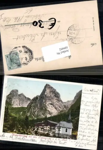 109492,Hinterbärnbad im Kaisergebirge bei Kufstein 1900