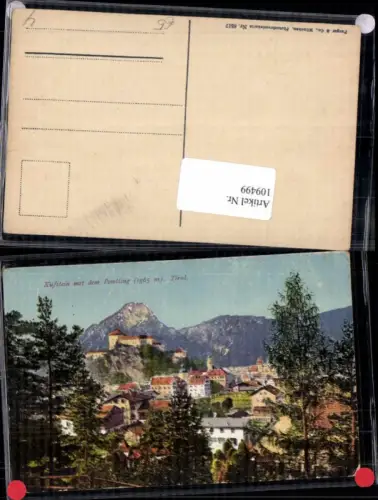 109499,Kufstein m. Pendling in Tirol pub Purger Co 8517