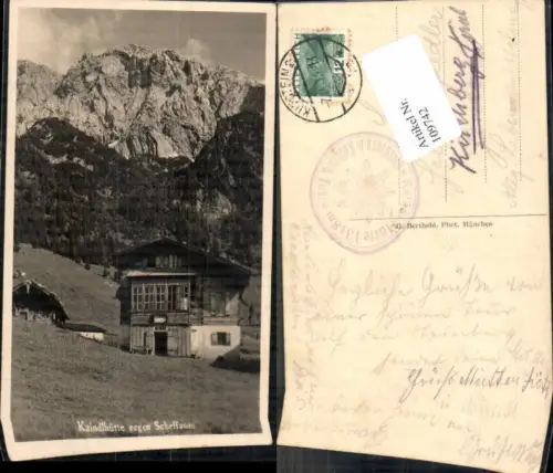 109742,Kaindlhütte gegen Scheffauer Kufstein Scheffau Steinberg 1930