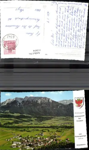 112654,Niederndorf b. Kufstein m. Kaisergebirge 1970 pub Alpina Druck Bezirk Kufstein
