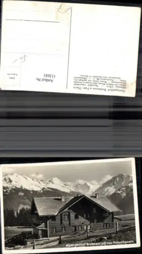 112681,Alpengasthof Breitenmoos m. d. Hohenthauern Bezirk Kufstein