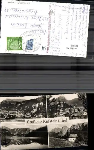 112813,Gruss aus Kufstein MehrbildAk 1954 Bezirk Kufstein