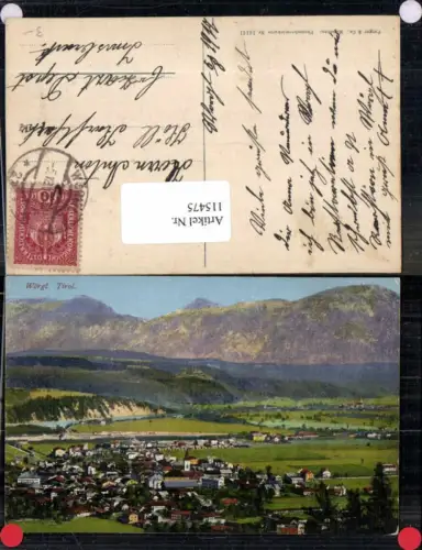 115475,Wörgl in Tirol Totale 1918 pub Purger Co 14141
