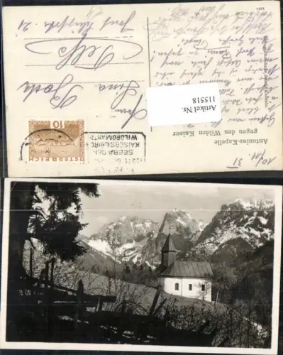 115518,Antonius Kapelle m. Wilden Kaiser Kufstein