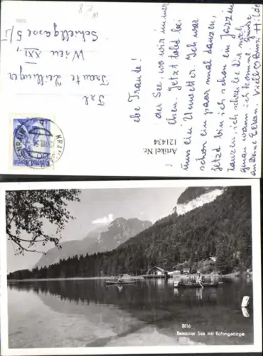 121434,Reintaler See bei Kufstein Boote Boot 1951 Kramsach