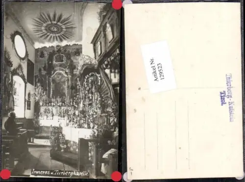 129523,FotoAK Thierberg bei Kufstein Kapelle innen
