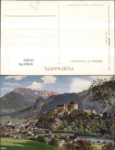 151852,Kufstein m. Kaisergebirge pub Ed. Lippott u. A. Karg