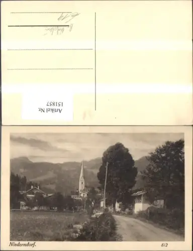 151857,Niederndorf b. Kufstein Strassenansicht Unterinntal Ebbs Erl