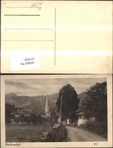 151858,Niederndorf b. Kufstein Strassenansicht Unterinntal Ebbs Erl
