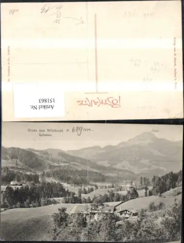 151863,Wildbichl m. Spitzstein Niederndorf b. Kufstein Ansicht