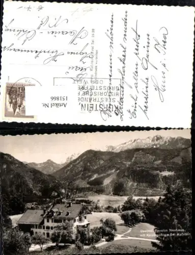 151866,Gasthaus Pension Neuhaus m. Kaisergebirge Thierberg b. Kufstein Ansicht