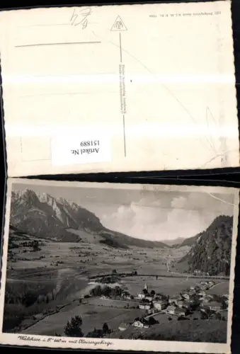 151889,Walchsee m. Kaisergebirge Ansicht