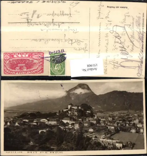 151908,Kufstein m. Pendling Ansicht Festung 1921