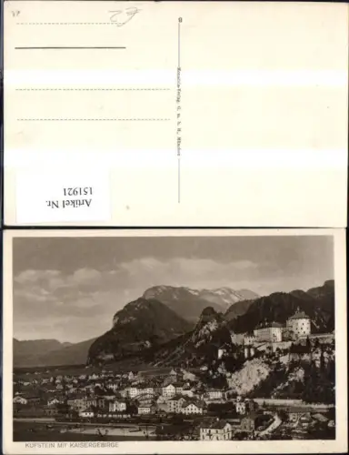 151921,Kufstein m. Kaisergebirge