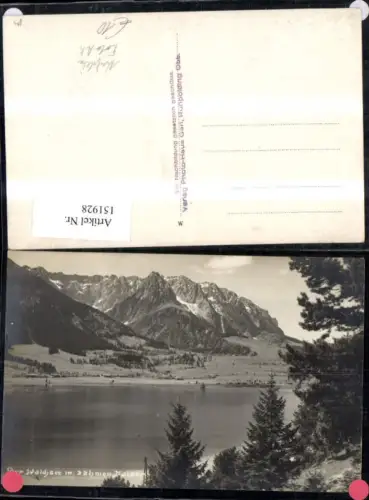 151928,Foto Ak Walchsee m. Zahmen Kaiser