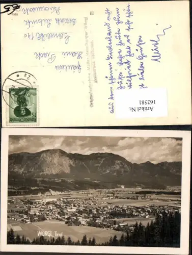 162581,Wörgl in Tirol Totale 1950