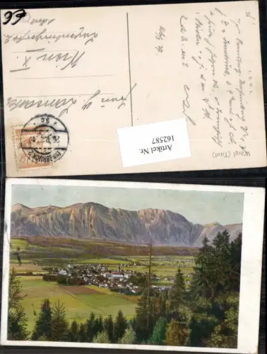 162587,Künstler AK Wörgl in Tirol 1925