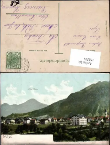 162595,Wörgl in Tirol Teilansicht 1905