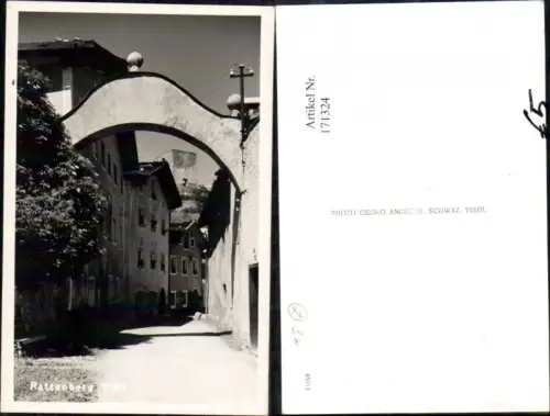 171324,Rattenberg Strassenansicht Foto Ak